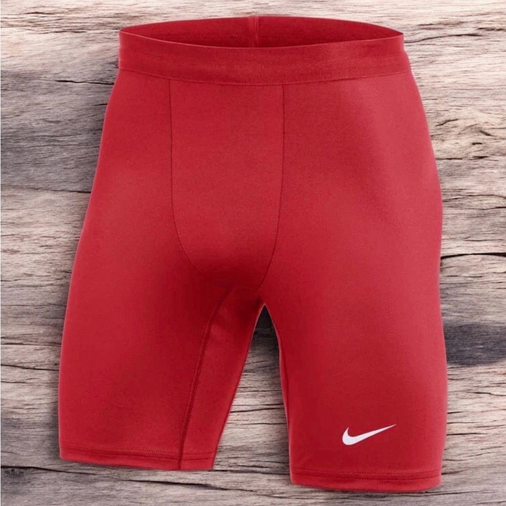Nike Mens Dri-FIT Running Shorts Red XL Compression Training CV2727-657